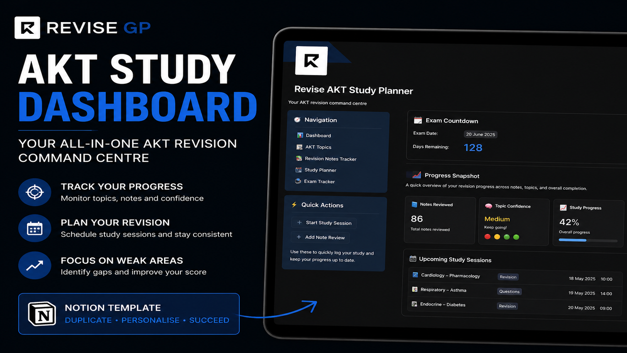 🧠 Revise GP AKT Study Dashboard
